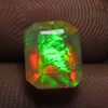 6.5x8 mm - Emerald Cut - AAAAAAAAA - Ethiopian Welo Opal Super Sparkle Awesome Amazing Full Colour Fire